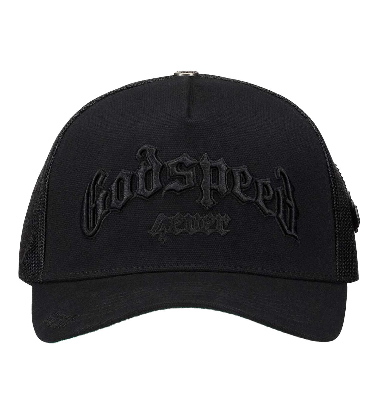 GODSPEED FOREVER TRUCKER HAT VANTA BLACK