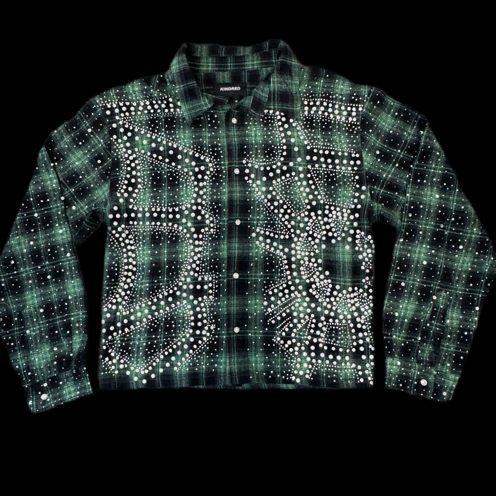 KINDRED Shirt with  Shine “GREEN”