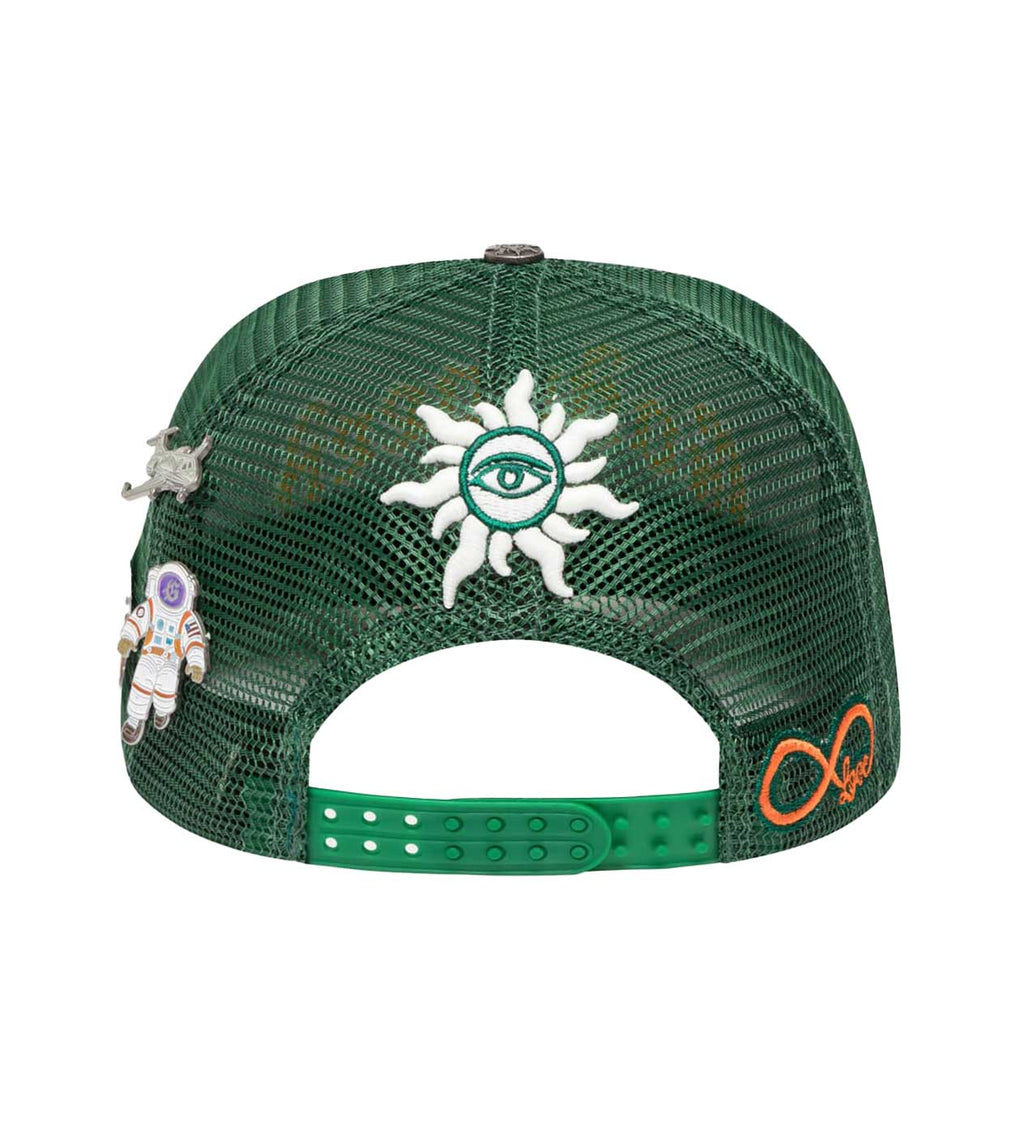 GODSPEED FOREVER TRUCKER GREEN/YELLOW