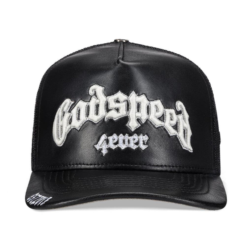 GODSPEED NEW YORK GS FOREVER PREMIUM LEATHER TRUCKER HAT