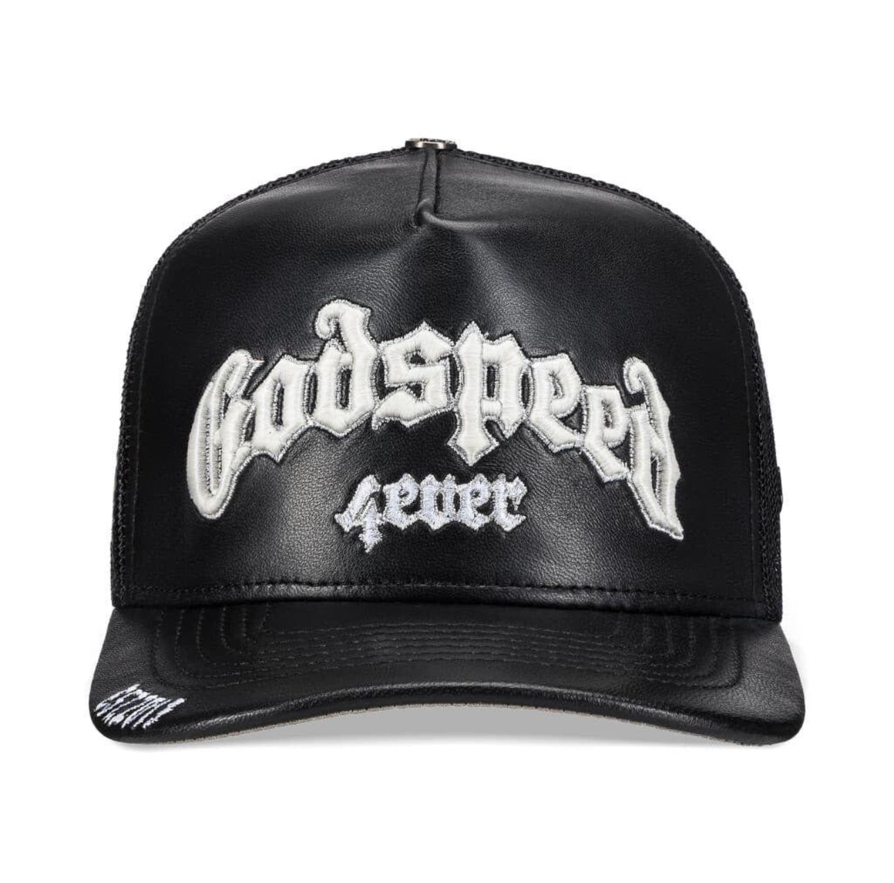 GODSPEED NEW YORK GS FOREVER PREMIUM LEATHER TRUCKER HAT