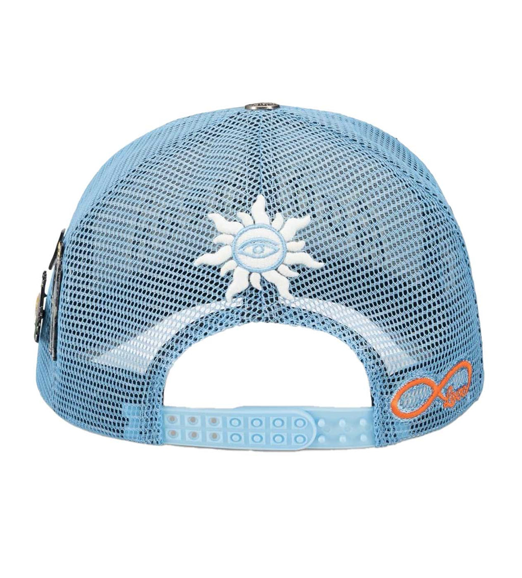 GODSPEED FOREVER TRUCKER HAT “BABY BLUE”