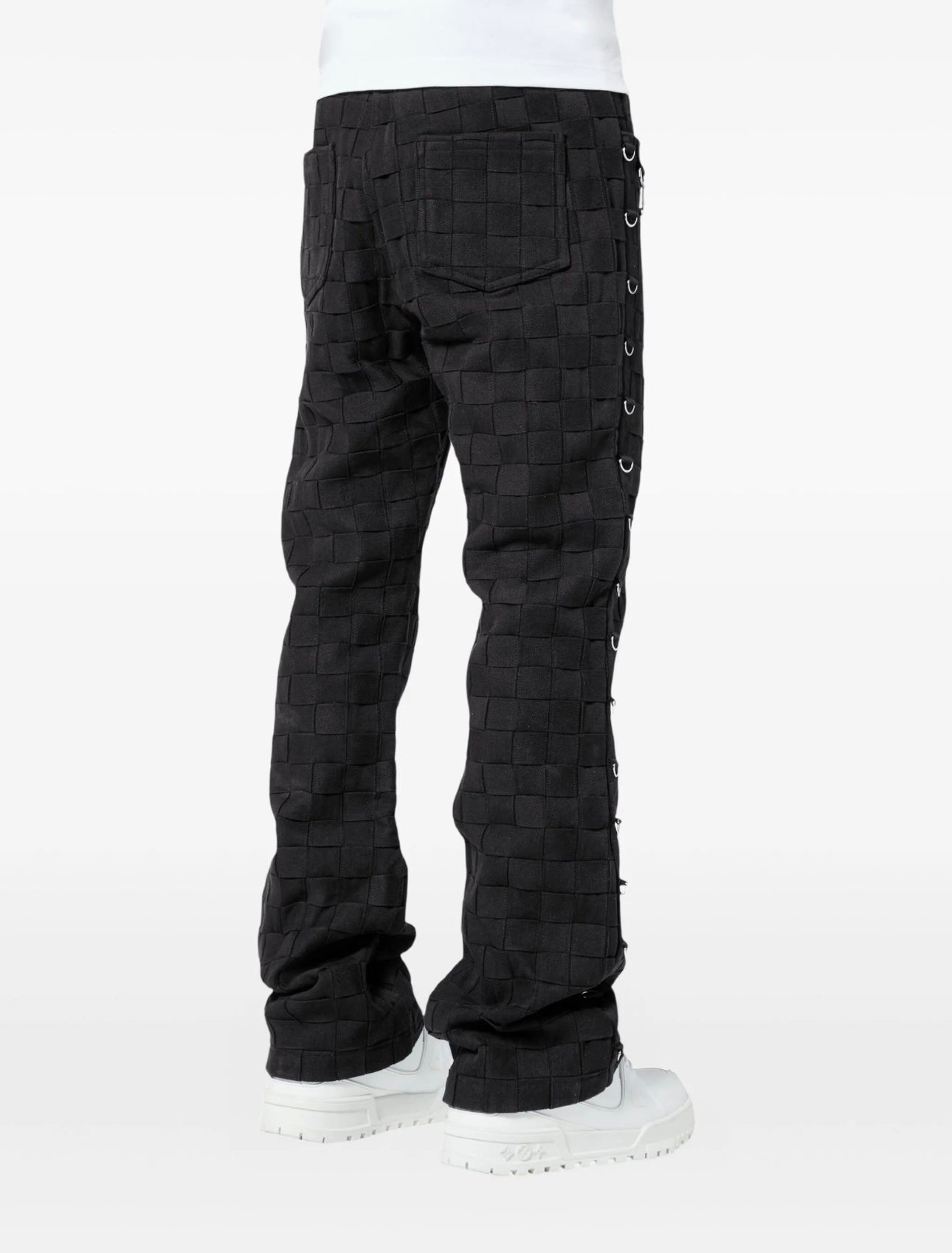 Ring-detail Trousers “Black”