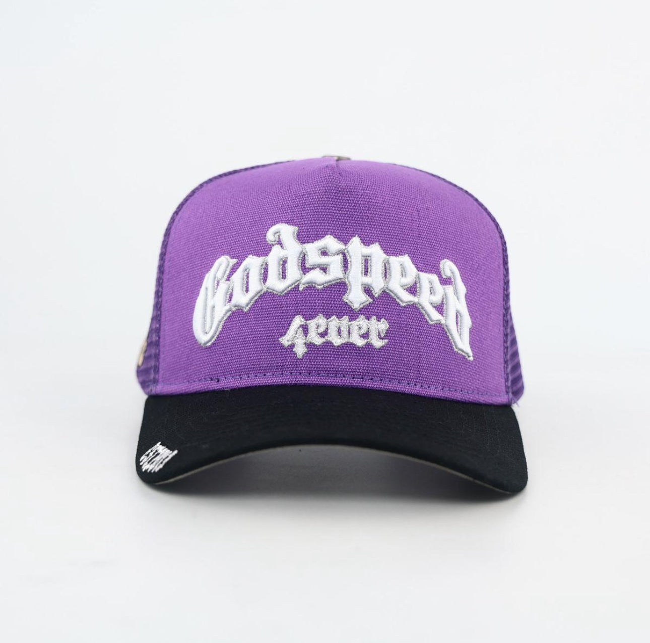 Godspeed Forever Trucker Hat Purple/Black “GODSPEED”