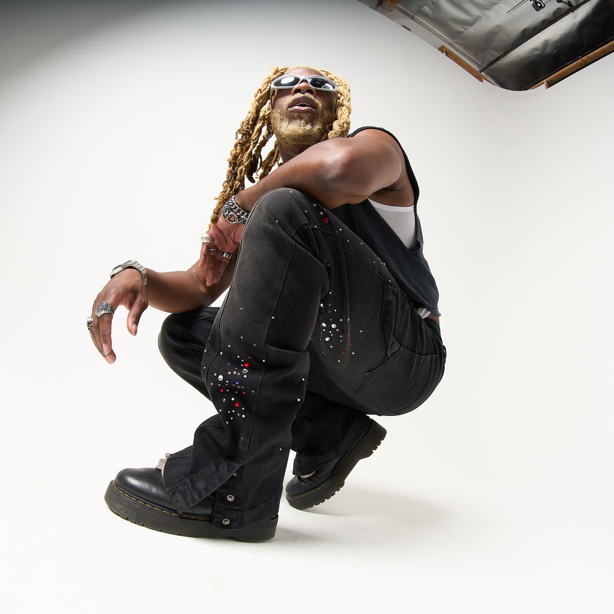 BLACK DENIM STONE “DUUA”