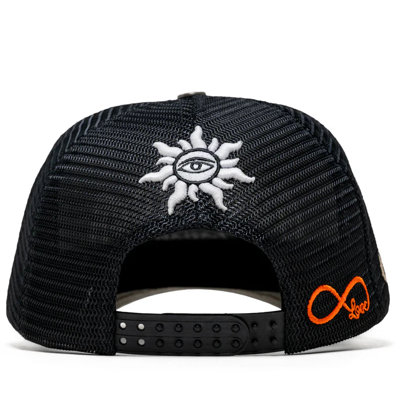 GODSPEED NEW YORK GS FOREVER PREMIUM LEATHER TRUCKER HAT