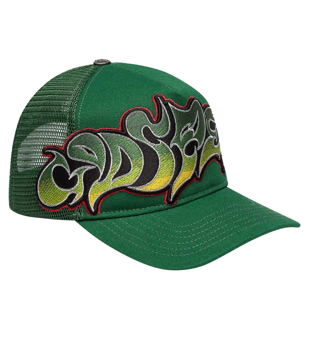 GODSPEED FOREVER NEO TRUCKER HAT GREEN/YELLOW/RED