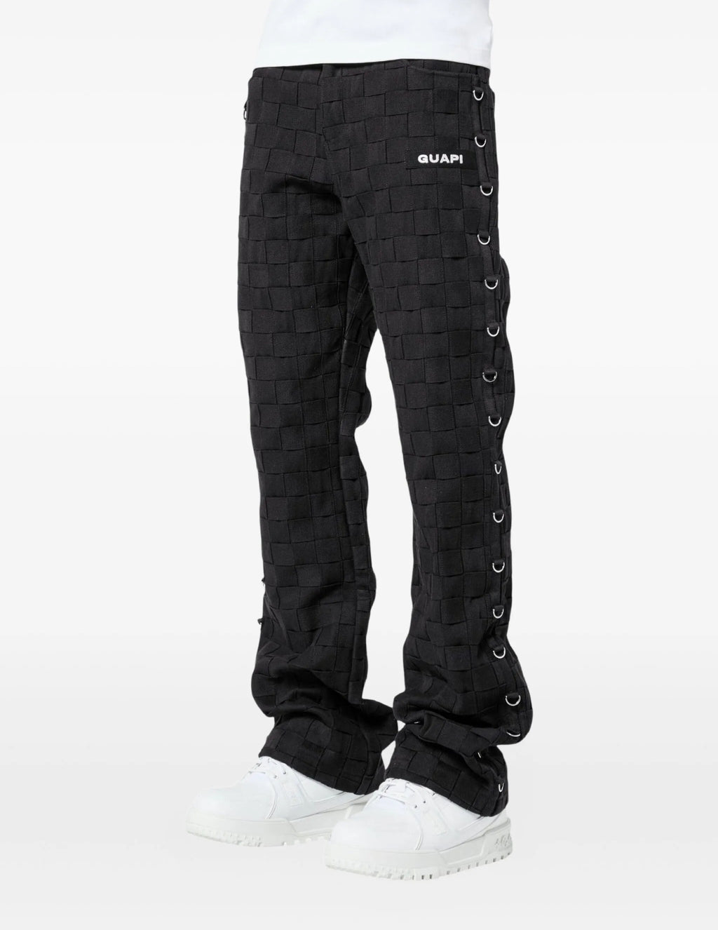 Ring-detail Trousers “Black”