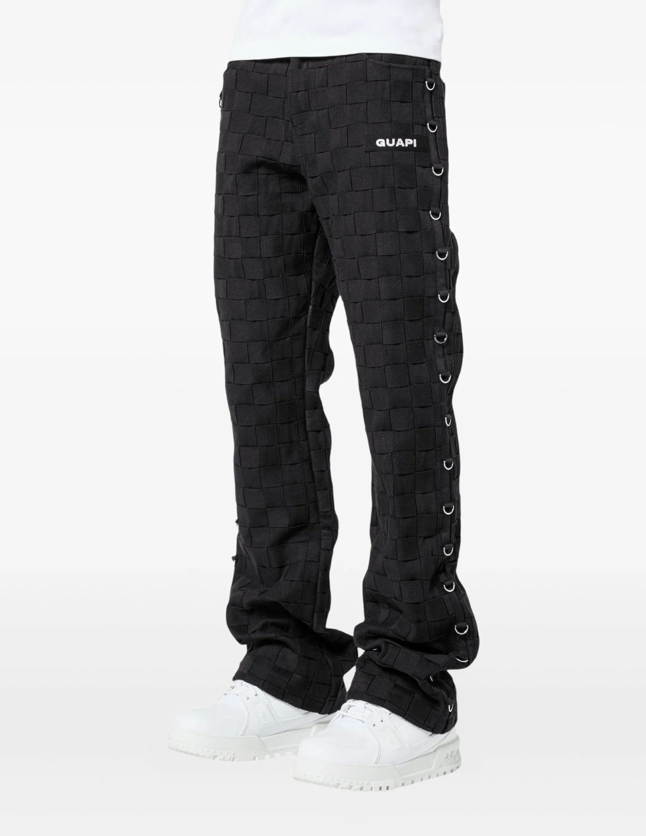 Ring-detail Trousers “Black”