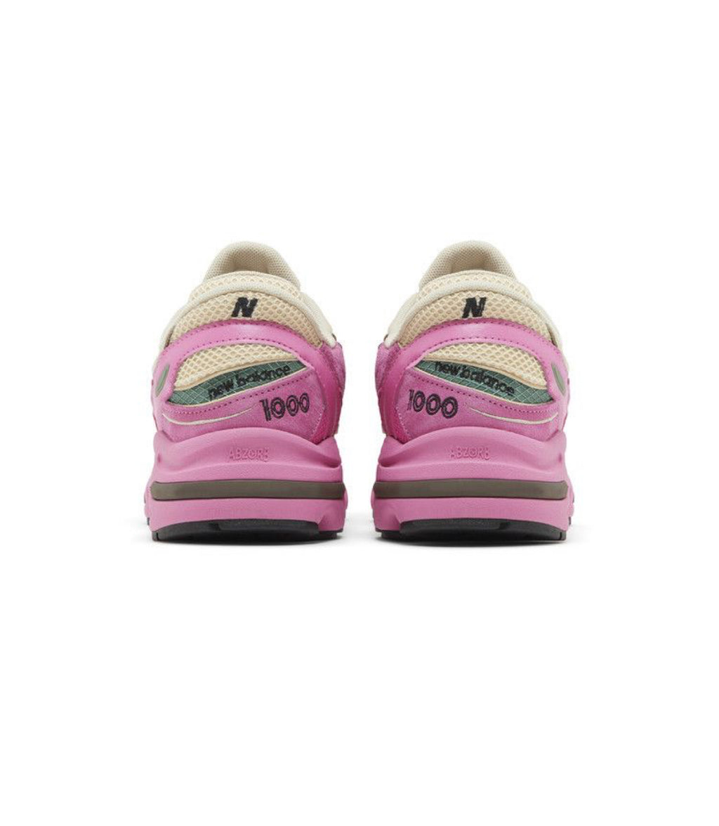 New Balance 1000 Pink and Green