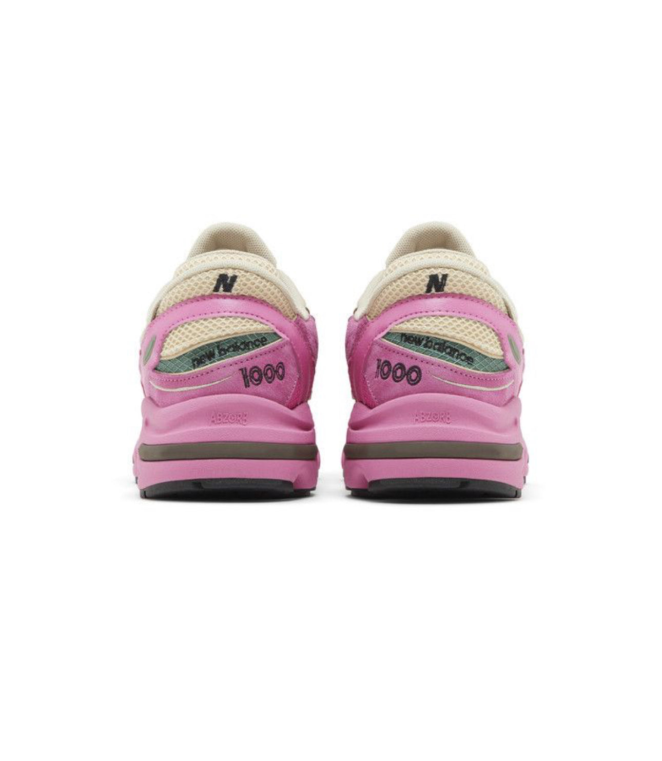 New Balance 1000 Pink and Green