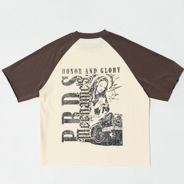 Honor & Glory Tee Brown