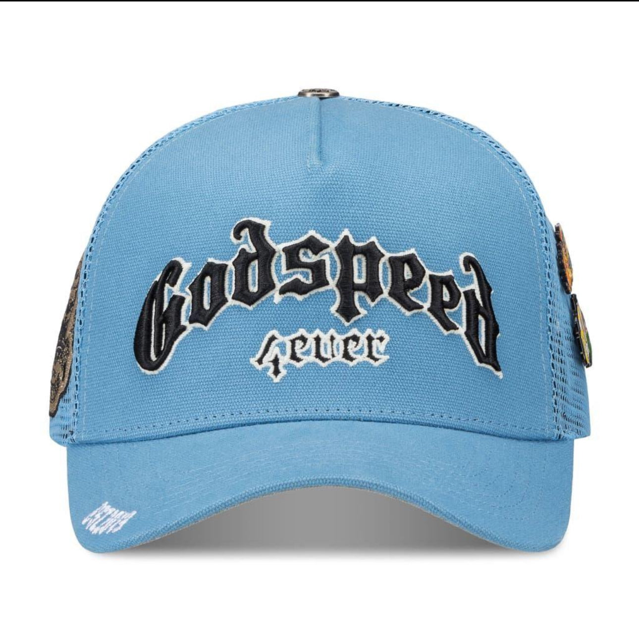 GODSPEED FOREVER TRUCKER HAT “BABY BLUE”