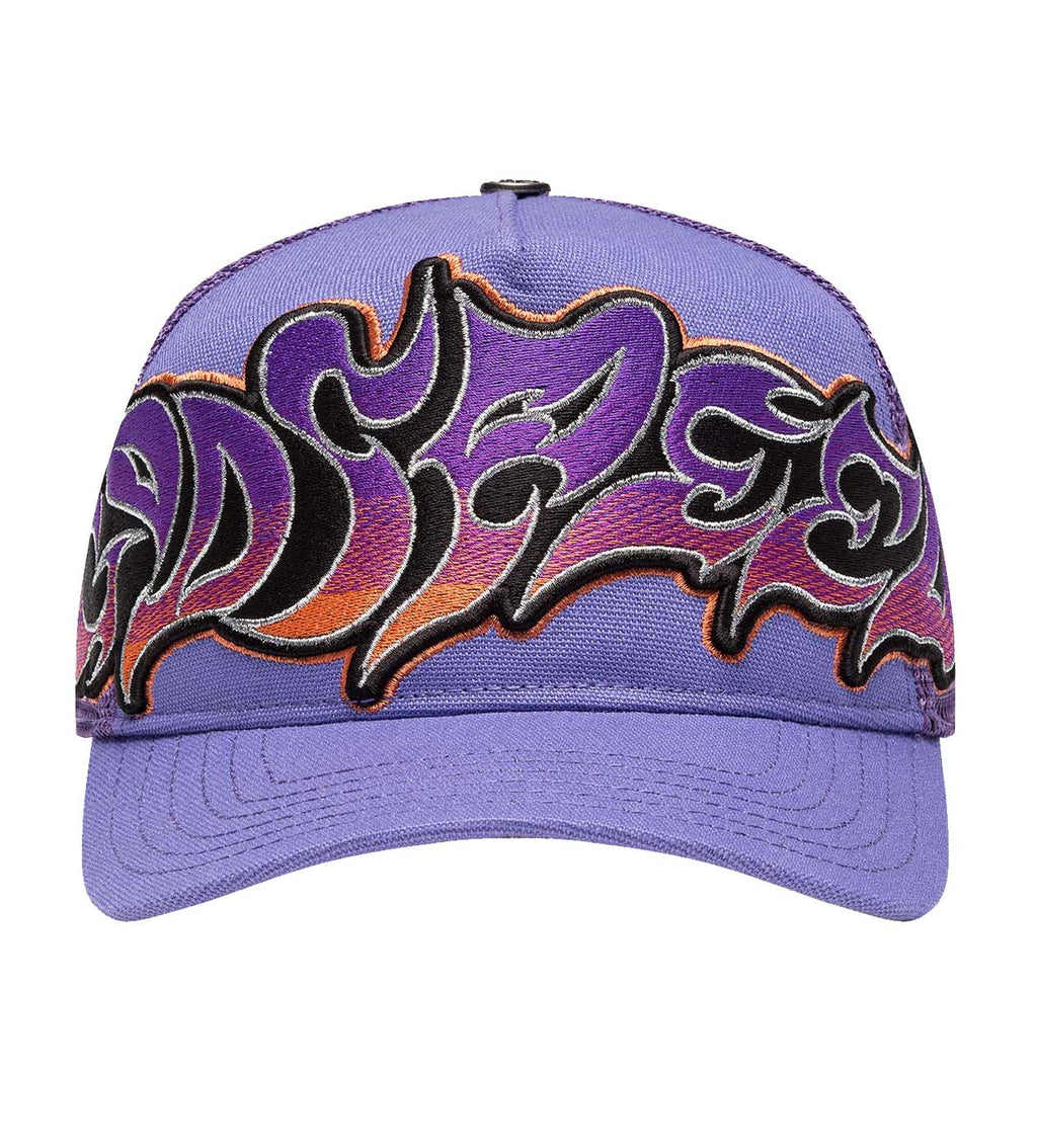GODSPEED FOREVER NEO TRUCKER HAT PURPLE/ORANGE