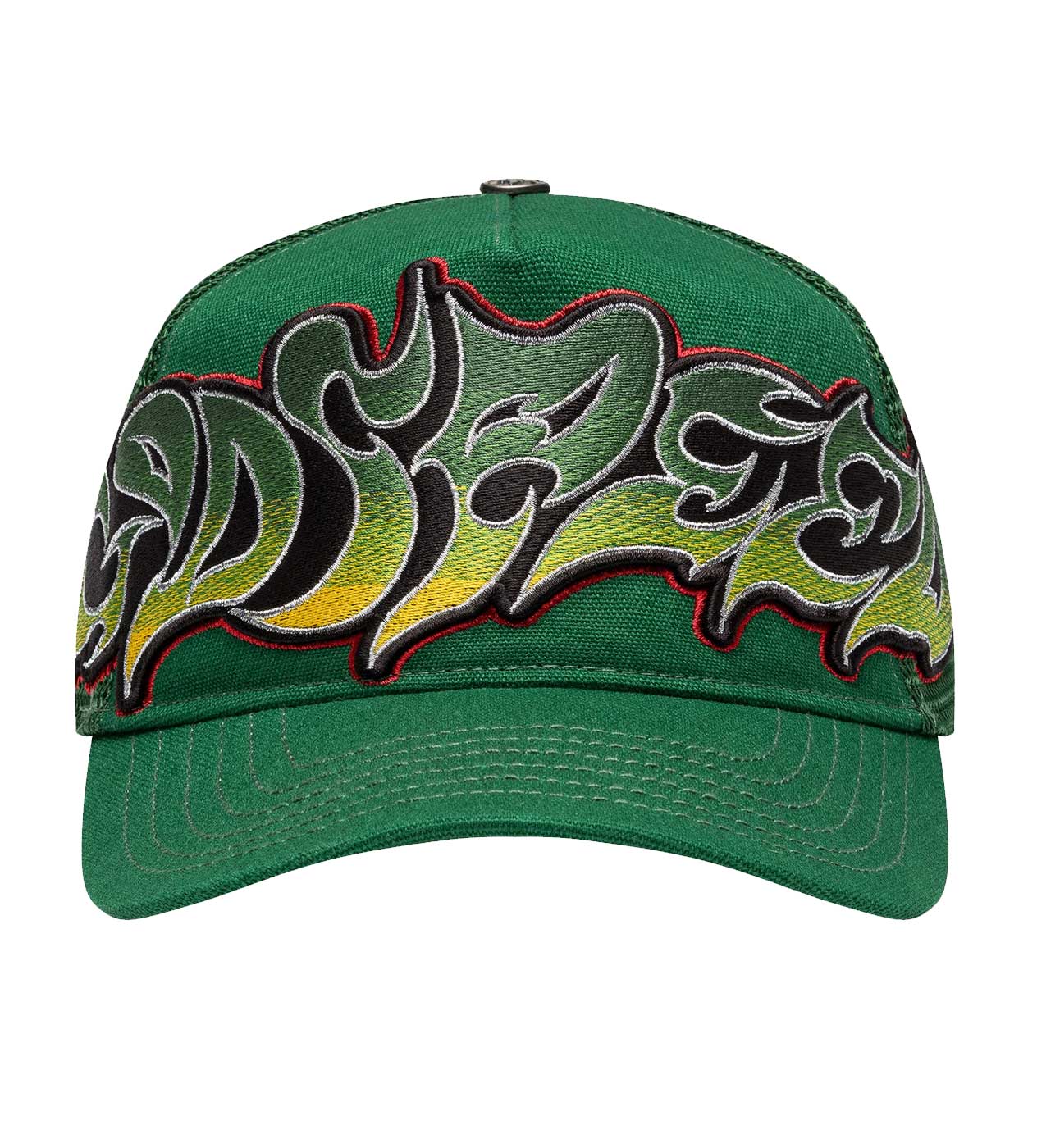 GODSPEED FOREVER NEO TRUCKER HAT GREEN/YELLOW/RED