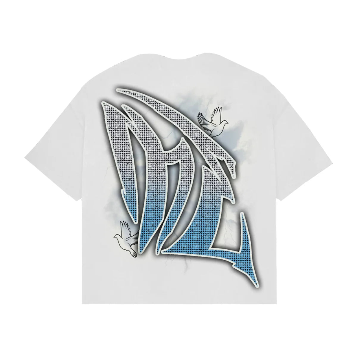 White ‘Dove’ Rhinestone Tee