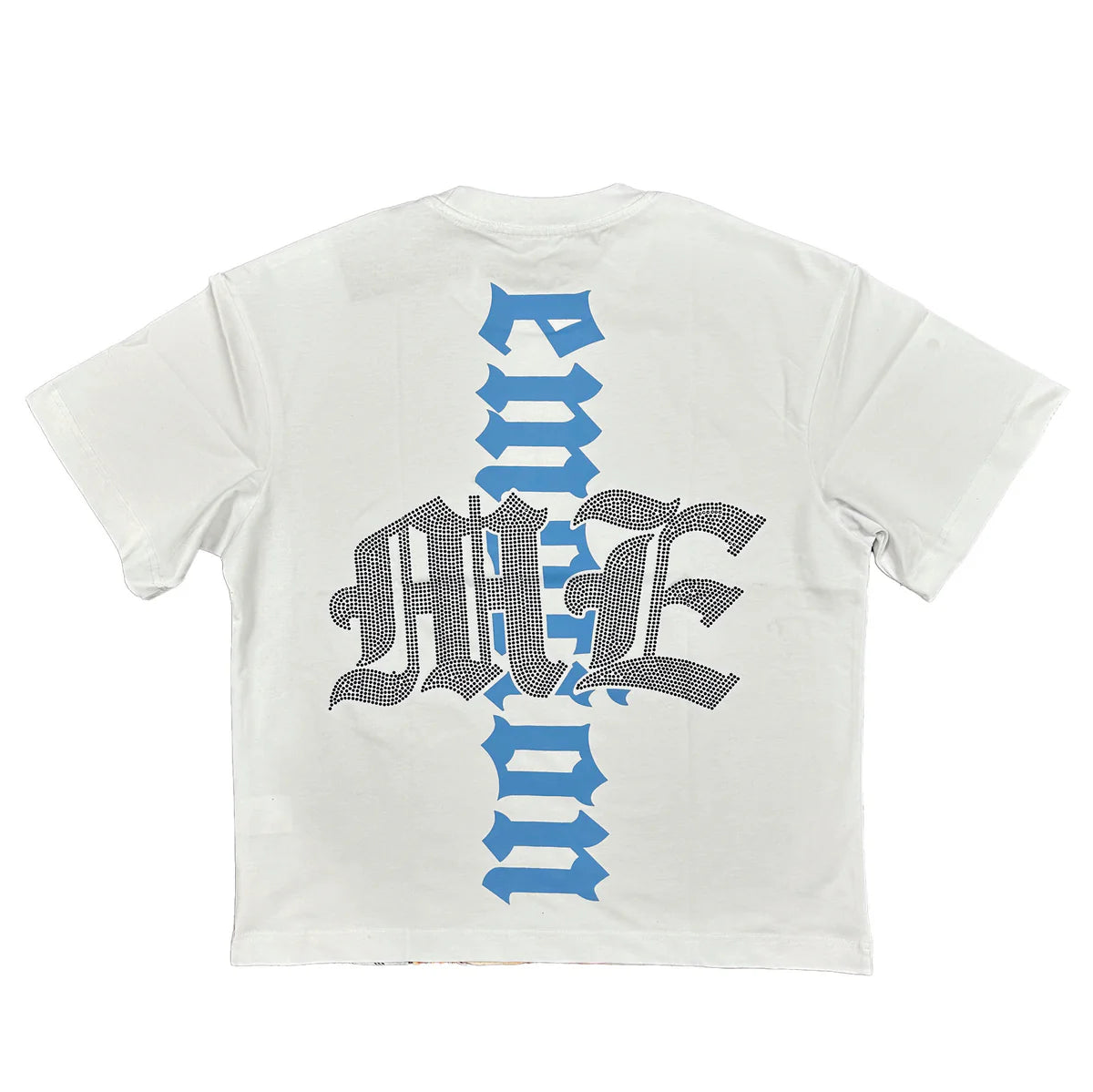White “Angel” Rhinestone Tee