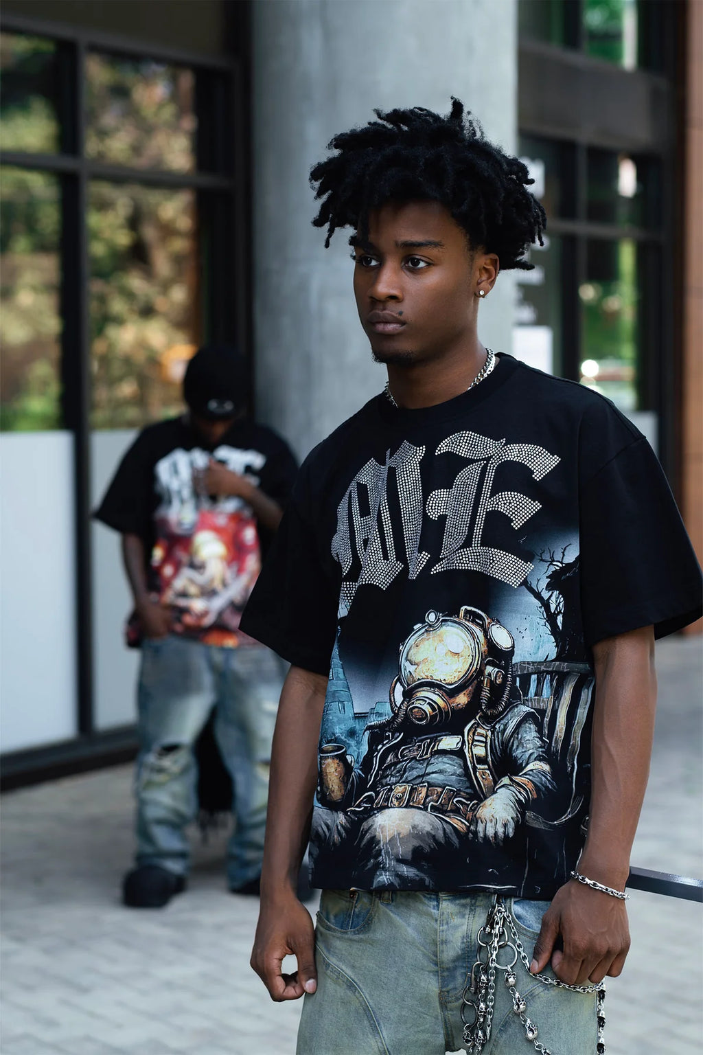 Astronaut” Rhinestone Tee