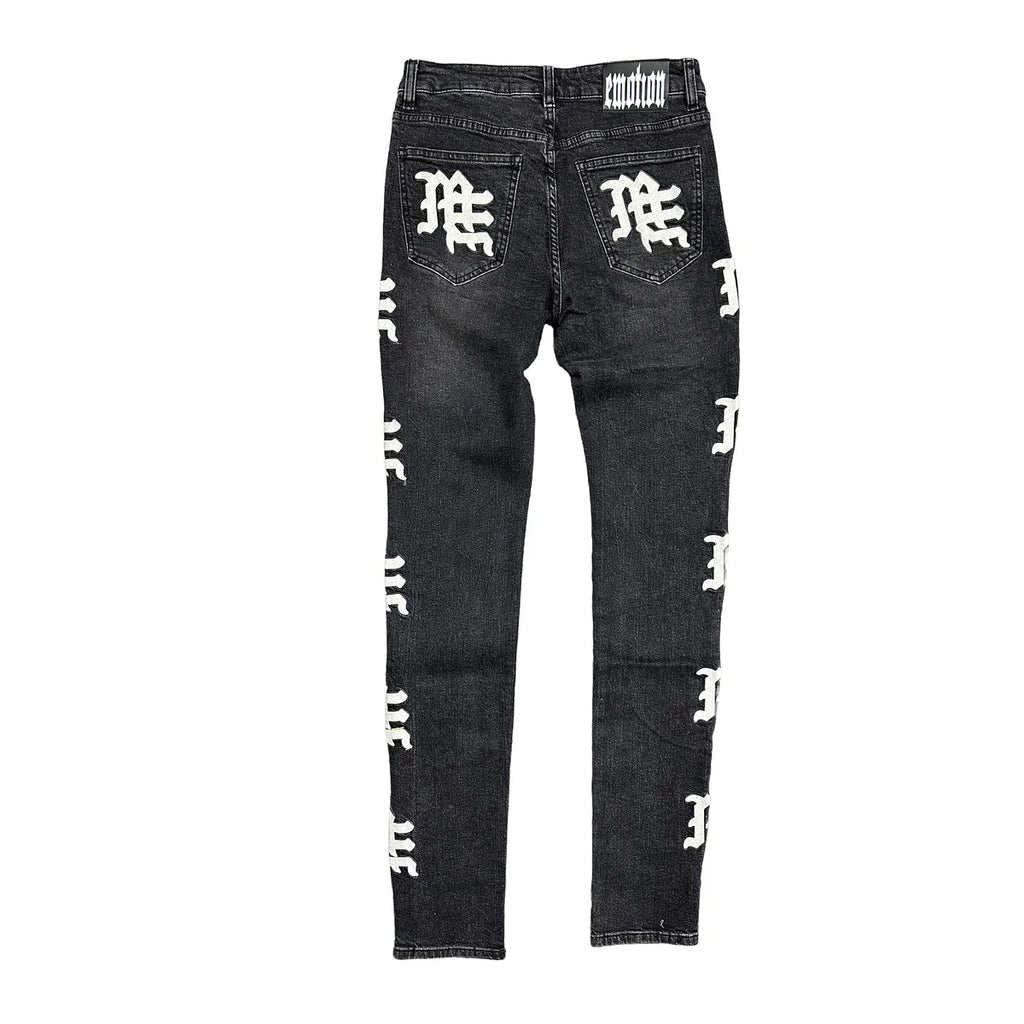 Monogram Denim Black Wash