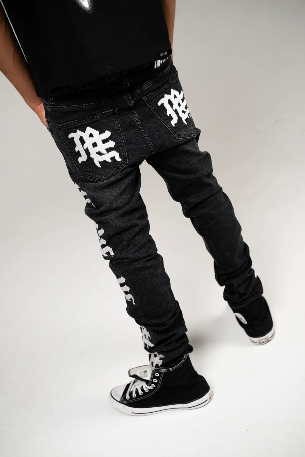 Monogram Denim Black Wash