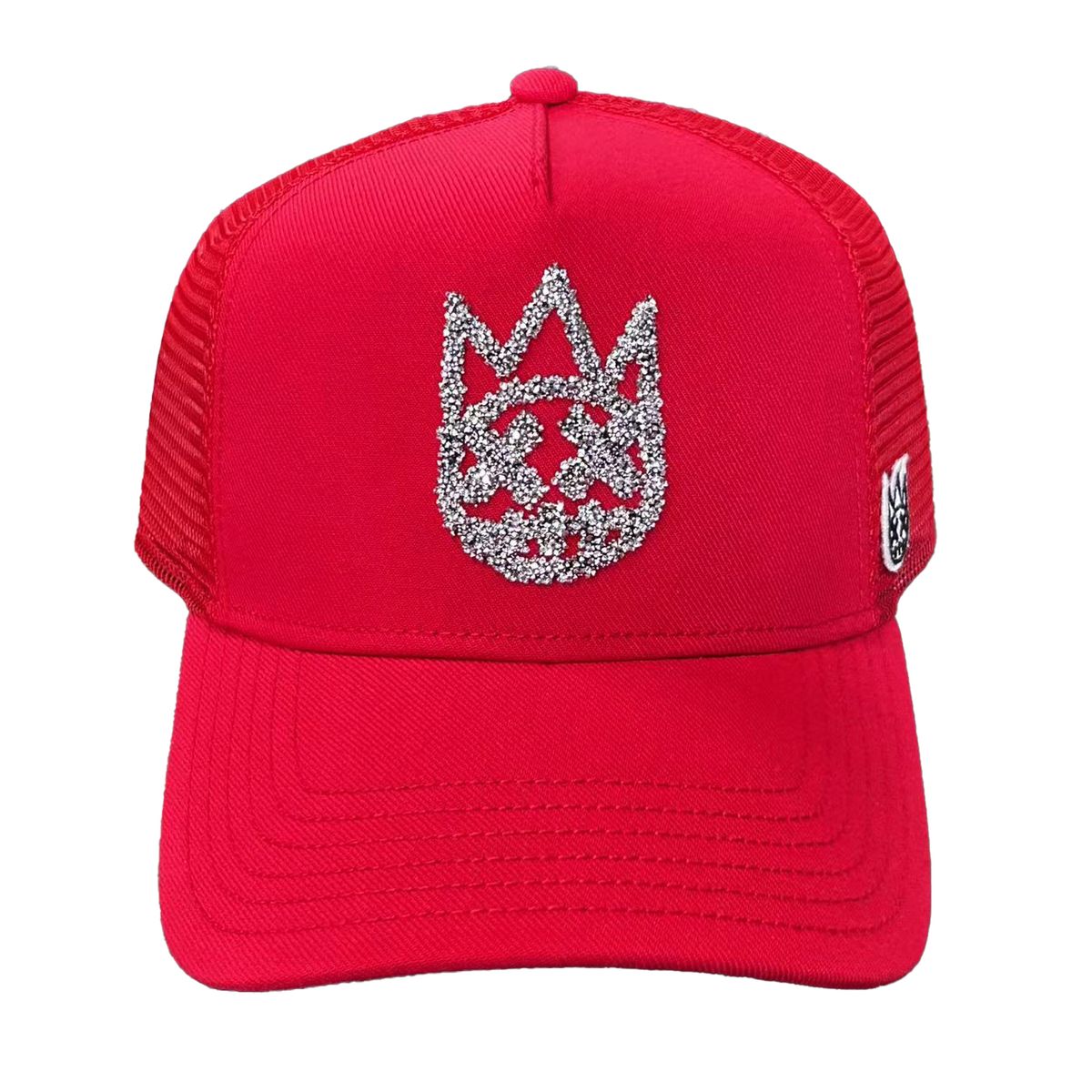 CRYSTAL TRUCKER HAT “RED”