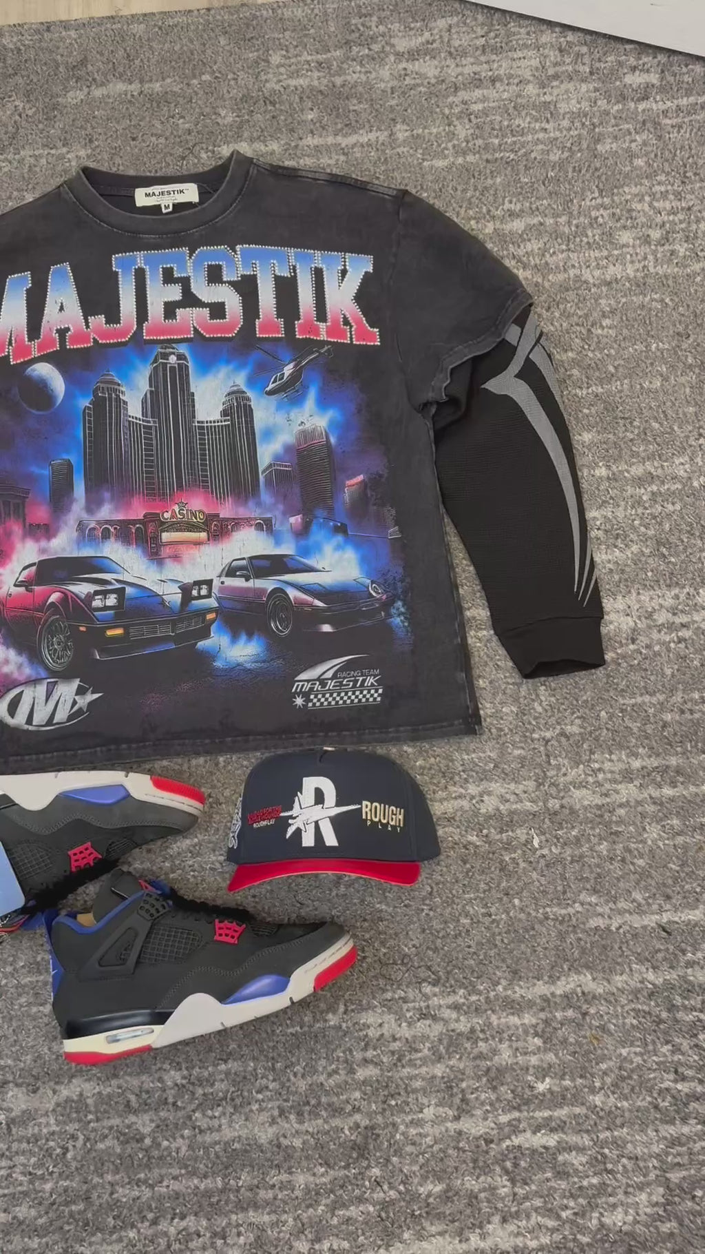 Long Sleeve wash Rare “ MAJESTIC ”